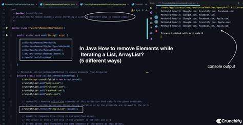 java iterator remove from list.